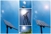 Renewable energy solar panels can be mounted in your garden or roof
